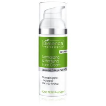 Bielenda Professional Acne Free ProExpert normalizarea si matifierea cremoasa pentru pielea problematica