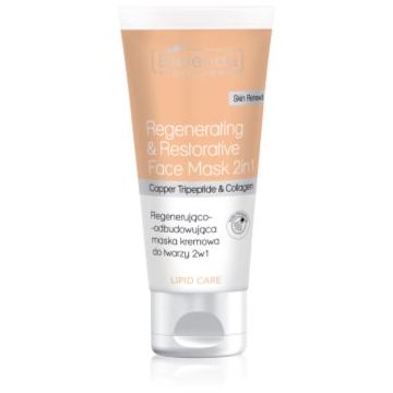 Bielenda Professional Lipid Care Regenerating & Restorative Face Mask 2in1 Mască facială regeneratoare cu colagen
