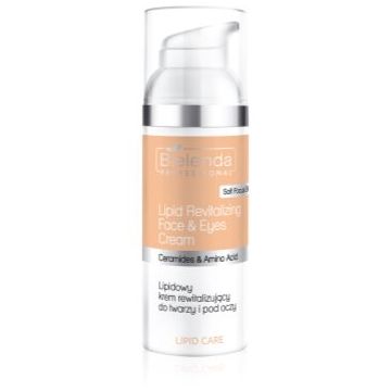 Bielenda Professional Lipid Care Revitalizing Face & Eyes Cream crema revitalizanta pentru fata si zona ochilor