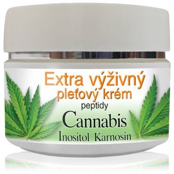 Bione Cosmetics Cannabis with Peptides Crema nutritiva pentru fata