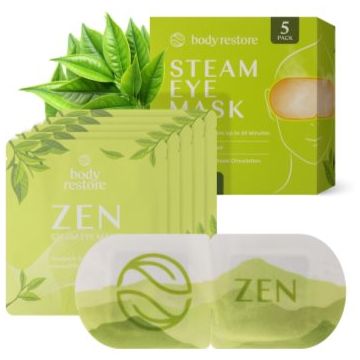Body Restore Steam Eye Mask Green Tea mască pentru zona ochilor