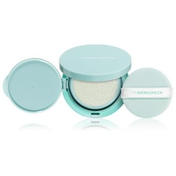 BRINGGREEN Tea Tree Cica Tone Up Sun Cushion fluid protecție cu aplicator