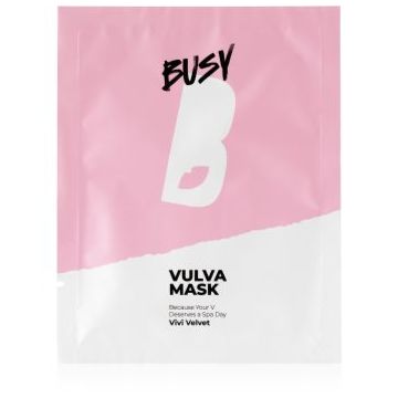 BusyB Vivi Velvet Vulva Mask masca pentru partile intime