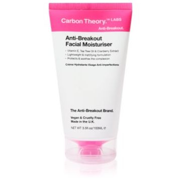 Carbon Theory Anti-Breakout Facial Moisturiser crema de fata hidratanta impotriva imperfectiunilor pielii