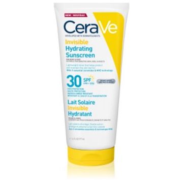 CeraVe Invisible Hydrating Sunscreen SPF 30 loțiune pentru plaja pentru fata si corp