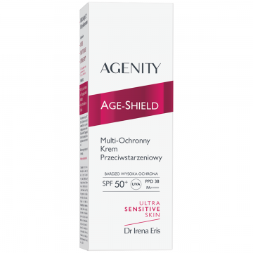 Crema anti-aging Age-Shield Multi-Protective SPF50+, 50ml, Agenity