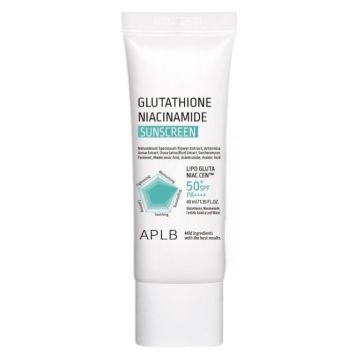 Crema cu protectie solara SPF 50+ PA++++ cu Glutathione si Niacinamide, 40ml, APLB
