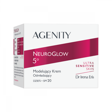 Crema de zi cu efect de rejuvenare si modelare NeuroGlow 5 SPF20, 50ml, Agenity
