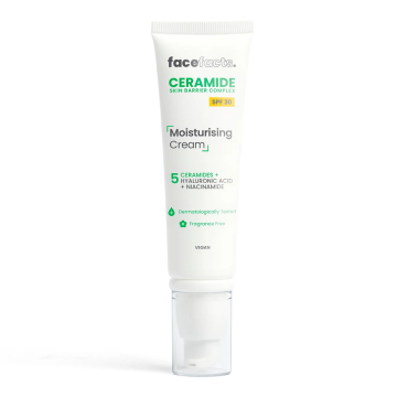 Crema-gel hidratanta pentru ten cu SPF30 Ceramide, 50ml, Face Facts