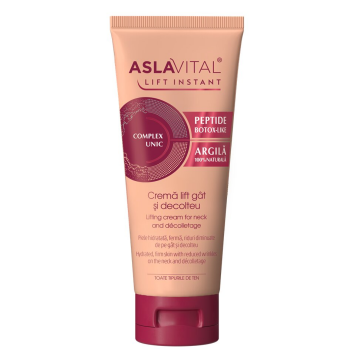 Crema lift pentru gat si decolteu Lift Instant, 100 ml, Aslavital
