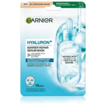 Garnier Hyaluron + masca de fata pentru curatare pentru piele mixta spre grasa