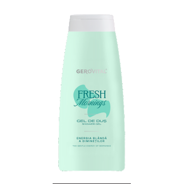 Gel De Duș Fresh Mornings - Prospețime Energizantă Pentru ntreaga Familie, Gerovital, 750 Ml