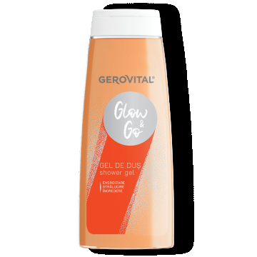 Gel De Duș Go  Glow  Energizare și Strălucire, Gerovital, 400 Ml