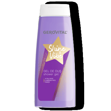 Gel De Duș Shine  Vibe  Luminozitate și Vitalitate, Gerovital, 400 Ml