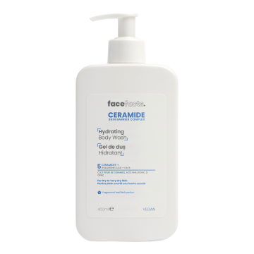 Gel de dus hidratant Ceramide, 400ml, Face Facts