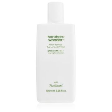 Haruharu Wonder Black Bamboo Top-to-Toe SPF Veil fluid protecție corp si fata