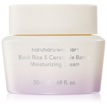 Haruharu Wonder Black Rice 5 Ceramide Barrier Moisturizing Cream cremă intens hrănitoare reface bariera protectoare a pielii
