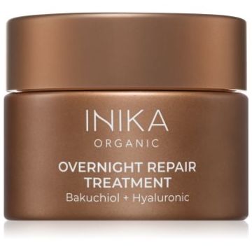 INIKA Organic Overnight Repair Treatment masca de noapte cu efect de regenerare pentru o hidratare intensa
