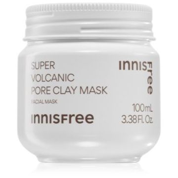 innisfree Super Volcanic Pore Clay Mask masca facială pentru curatarea tenului pentru netezirea pielii si inchiderea porilor