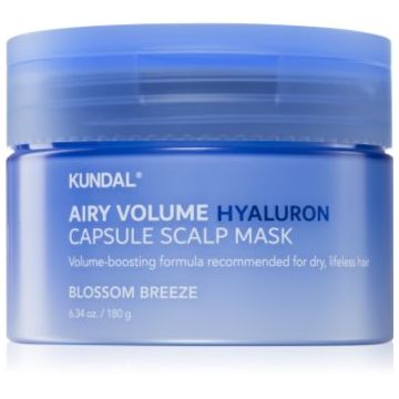 KUNDAL Airy Volume Hyaluron Capsule Scalp Mask ingrijirea scalpului pentru păr cu volum