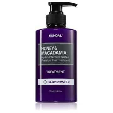 KUNDAL Honey & Macadamia Baby Powder crema intens hidratanta pentru păr uscat și deteriorat