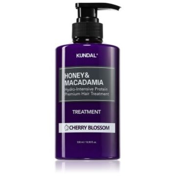 KUNDAL Honey & Macadamia Cherry Blossom crema intens hidratanta pentru par deteriorat