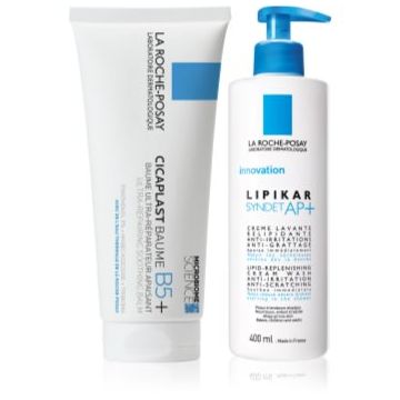 La Roche-Posay Bundles Lipikar + Cicaplast set pentru piele iritata si cu mancarimi