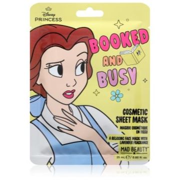 Mad Beauty Disney Princess Belle mască textilă hidratantă
