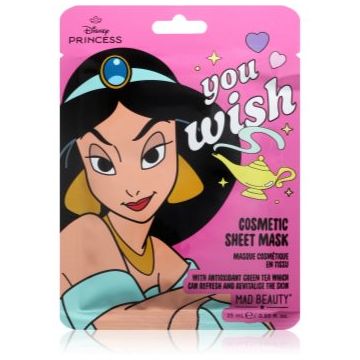 Mad Beauty Disney Princess Jasmine mască textilă hidratantă