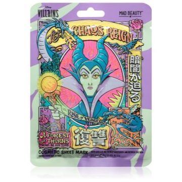Mad Beauty Disney Villains Maleficent masca de celule cu efect hidrantant si hranitor