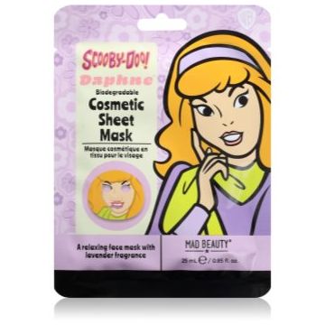 Mad Beauty Scooby Doo Daphne masca de celule cu efect revitalizant