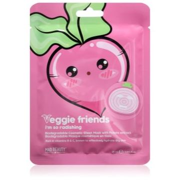 Mad Beauty Veggie Friends Radish masca pentru celule cu efect de hidratare