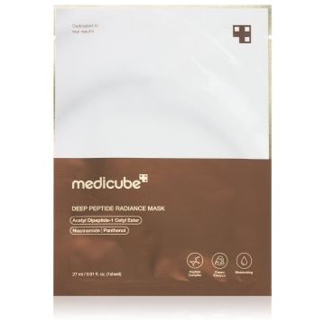 medicube Deep Peptide Radiance Mask mască textilă hidratantă sporirea elasticității tenului