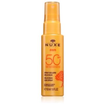 Nuxe Sun Delicious Sun Spray spray protector pentru plajă SPF 50