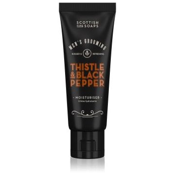 Scottish Fine Soaps Thistle & Black Pepper crema de fata hidratanta pentru barbati