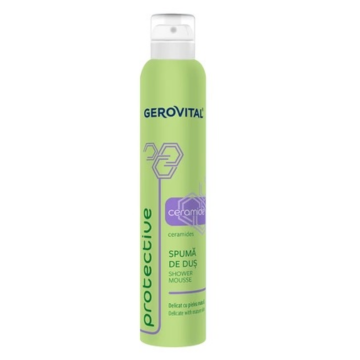 Spuma de dus cu ceramide, 200 ml, Gerovital