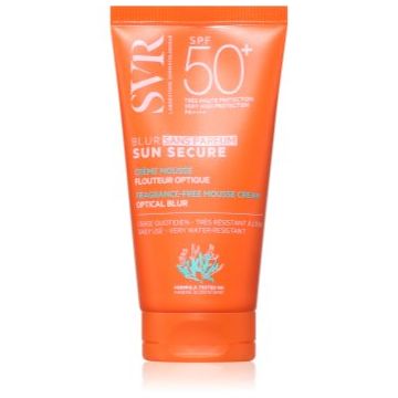 SVR Sun Secure Blur spumă protectoare pentru unificarea tonului pielii fara parfum