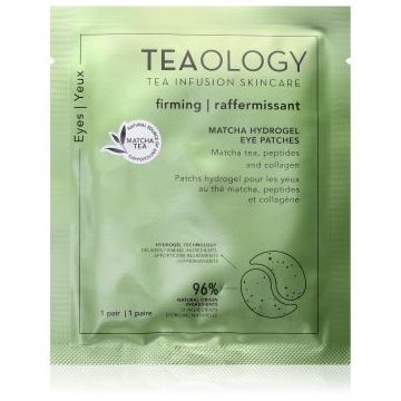 Teaology Matcha Infusion Hydrogel Eye Patches pernuțe din hidrogel cu efect regenerator pentru zona ochilor cu colagen