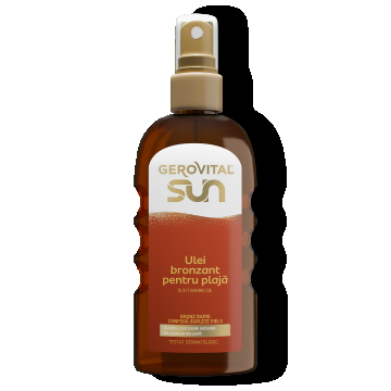 Ulei Bronzant Pentru Plajă - Bronz Intens și Hidratare, Gerovital Sun, 150 Ml
