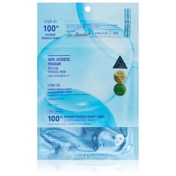 VT Cosmetics Hydrop Reedle Shot 100 2Step Hydrogel Mask mască intensă cu hidrogel cu efect de hidratare