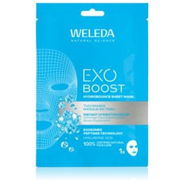 Weleda Exo Boost mască textilă hidratantă