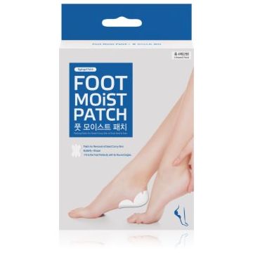 Wooshin Labottach Foot Moist plasturi exfolianți cu hidrogel pentru călcâie