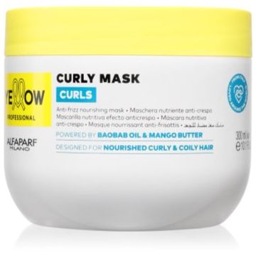 Yellow Professional Curls Curly Mask masca pentru par ondulat si cret