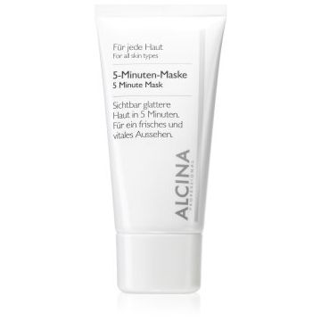 Alcina For All Skin Types mască facială revigorantă pentru 5 minute
