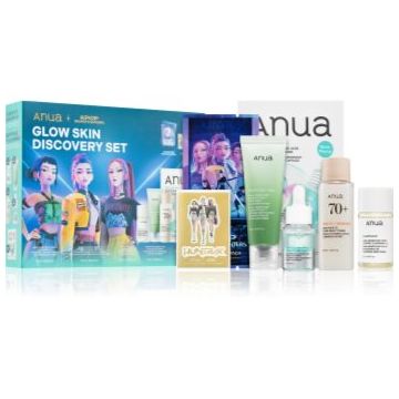 Anua K-Pop Demon Hunters Glow Skin Discovery Set set cadou pentru o piele mai luminoasa