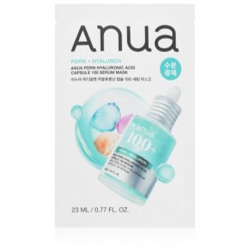 Anua PDRN Hyaluronic Acid Capsule 100 Serum Mask mască textilă hidratantă cu efect de întărire