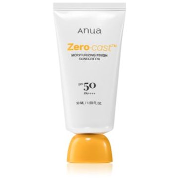 Anua Zero-Cast Moisturizing Finish Sunscreen loțiune protectoare hidratantă SPF 50