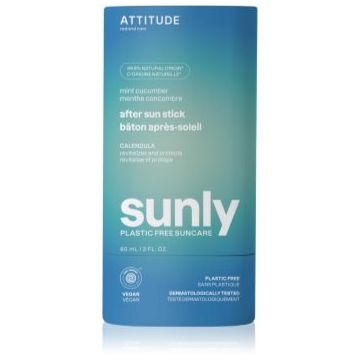 Attitude Sunly Plastic Free Suncare crema cu efect calmant dupa expunere la soare
