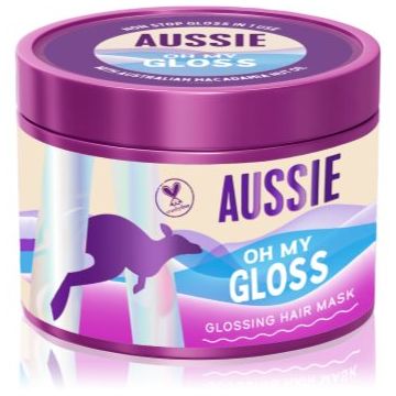 Aussie Oh My Gloss Glossing Hair Mask masca hidratanta pentru păr