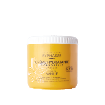 Crema de corp hidratanta cu extract de vanilie, 500ml, Byphasse